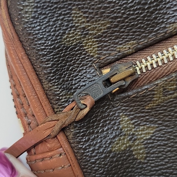 Vintage (project bag) jLouis Vuitton 70s Monogram Pochette Wristlet Clutch - Picture 11 of 14